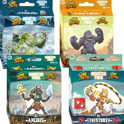 БЪНДЪЛ - KING OF TOKYO/NEW YORK: MONSTER PACKS