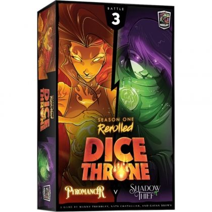 DICE THRONE: SEASON 1 REROLLED - BOX 3 - PYROMANCER VS SHADOW THIEF