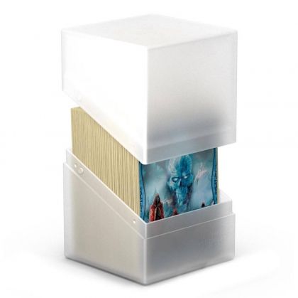 КУТИЯ ЗА КАРТИ - ULTIMATE GUARD BOULDER DECK CASE (за LCG, TCG и др) 100+ - БЯЛА