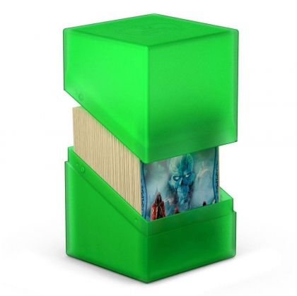 КУТИЯ ЗА КАРТИ - ULTIMATE GUARD BOULDER DECK CASE (за LCG, TCG и др) 100+ - ЗЕЛЕНА