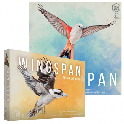 БЪНДЪЛ - WINGSPAN (INCL SWIFT-START PACK) - 2020 REPRINT + WINGSPAN: OCEANIA EXPANSION