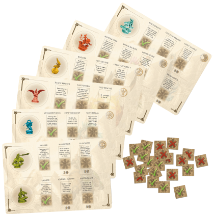 BATTALIA: HERO SHEETS - 6 FACTIONS EN