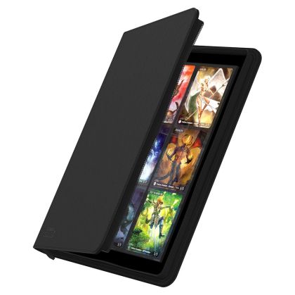 КЛАСЬОР ЗА КАРТИ - ULTIMATE GUARD ZIPFOLIO XENOSKIN 18-POCKET 360 CARDS (за LCG, TCG и др) - ЧЕРЕН