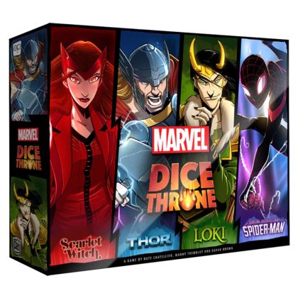 MARVEL DICE THRONE: SCARLET WITCH V. THOR V. LOKI V. SPIDER-MAN