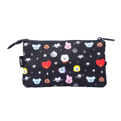 BT21 COOL COLLECTION TRIPLE PENCIL CASE