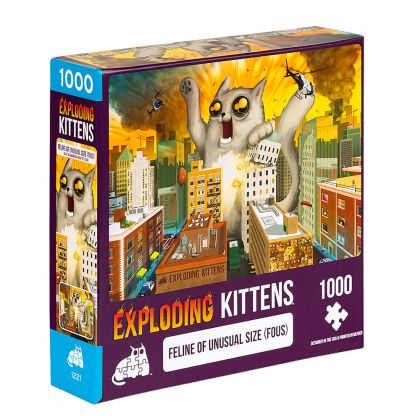 EXPLODING KITTENS - FEELINE OF UNUSUAL SIZE - ПЪЗЕЛ - 1000 ЧАСТИ