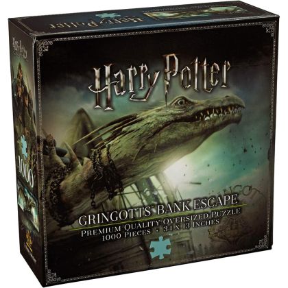 HARRY POTTER - GRINGOTTS BANKS ESCAPE - 1000 PIECES PUZZLE