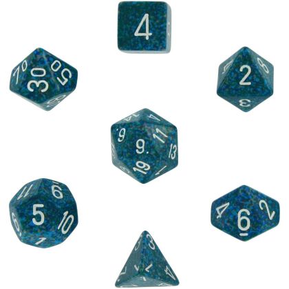 RPG DICE SET - CHESSEX - SPECKLED SEA