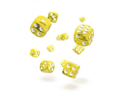 КОМПЛЕКТ ПОЛУПРОЗРАЧНИ  ЗАРОВЕ D6 – OAKIE DOAKIE DICE –  12 MM 36 БР. – ЖЪЛТИ