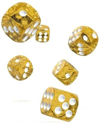 КОМПЛЕКТ SPECKLED ЗАРОВЕ D6 – OAKIE DOAKIE DICE –  16 MM 12 БР. – ОРАНЖЕВИ