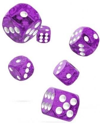 КОМПЛЕКТ SPECKLED ЗАРОВЕ D6 – OAKIE DOAKIE DICE –  16 MM 12 БР. – ЛИЛАВИ