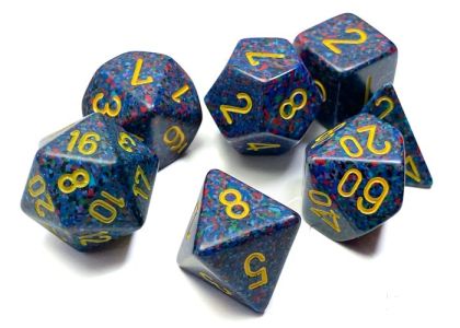 RPG DICE SET - CHESSEX - SPECKLED TWILIGHT