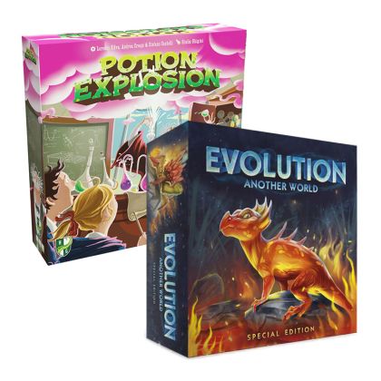 БЪНДЪЛ - POTION EXPLOSION: SECOND EDITION + KICKSTARTER - EVOLUTION: ANOTHER WORLD: SPECIAL EDITION