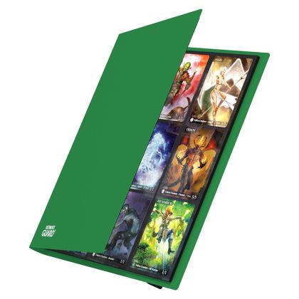 КЛАСЬОР ЗА КАРТИ - ULTIMATE GUARD FLEXXFOLIO 18-POCKET 360 CARDS (за LCG, TCG и др) - ЗЕЛЕН