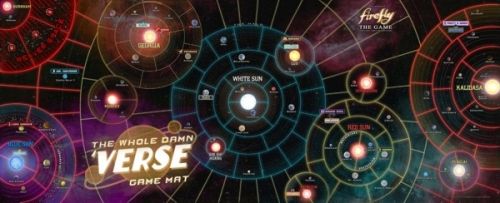 ПОДЛОЖКА ЗА ИГРА - FIREFLY: THE GAME - THE WHOLE DAMN 'VERSE 50'' x 20''