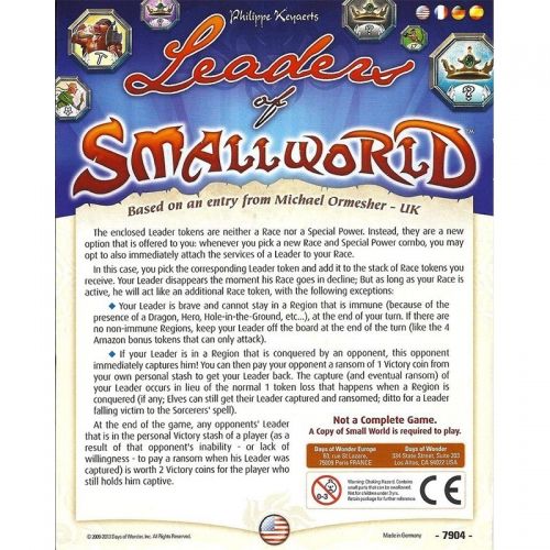 SMALL WORLD: LEADERS OF SMALL WORLD