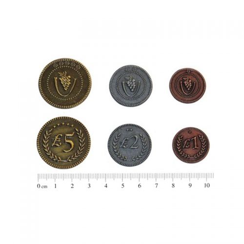 VITICULTURE METAL LIRA COINS