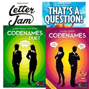 БЪНДЪЛ - CODENAMES + CODENAMES DUET + LETTER JAM + THAT'S A QUESTION!