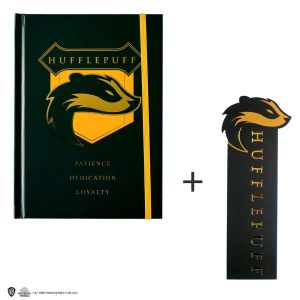 ТЕТРАДКА С ТВЪРДИ КОРИЦИ И КНИГОРАЗДЕЛИТЕЛ - HARRY POTTER - HUFFLEPUFF