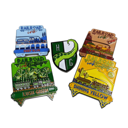 RAILROAD INK - ENAMEL PINS PACK