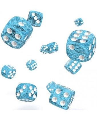 КОМПЛЕКТ SPECKLED ЗАРОВЕ D6 – OAKIE DOAKIE DICE –  12 MM 36 БР. – СВЕТЛО СИНИ