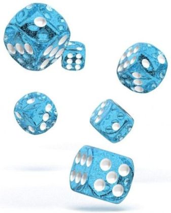 КОМПЛЕКТ SPECKLED ЗАРОВЕ D6 – OAKIE DOAKIE DICE –  16 MM 12 БР. – СВЕТЛО СИНИ