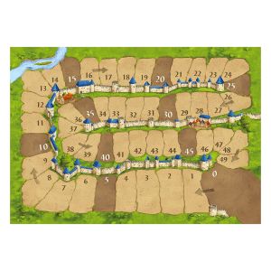 КАРКАСОН - Базова игра 3.0 (CARCASSONNE)  -  ПРЕОЦЕНЕНА - СРЕДНА ПОВРЕДА НА КУТИЯТА