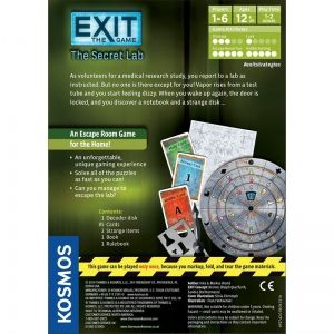 EXIT: THE GAME - THE SECRET LAB