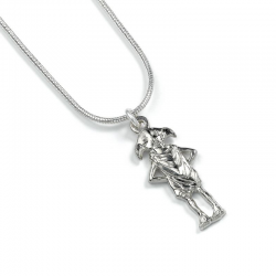 ПОСРЕБРЕНО КОЛИЕ - HARRY POTTER - DOBBY THE HOUSE ELF