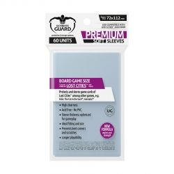 НЕМСКИ ПРОТЕКТОРИ UG - ULTIMATE GUARD PREMIUM SOFT SLEEVES LOST CITIES 72x112 - 60 БР. ПРОЗРАЧНИ