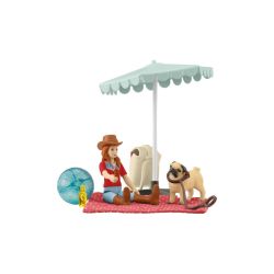 ХАНА Е НА ПЛАЖ КРАЙ ЕЗЕРОТО