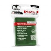 НЕМСКИ ПРОТЕКТОРИ UG - ULTIMATE GUARD SUPREME SLEEVES METALLIC 66x91 (63.5x88 LCG) - 80 БР. ЗЕЛЕНИ