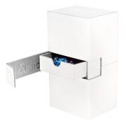 КУТИЯ ЗА КАРТИ - ULTIMATE GUARD TWIN FLIP'n'TRAY XENOSKIN (за LCG, TCG и др) 160+ - БЯЛА