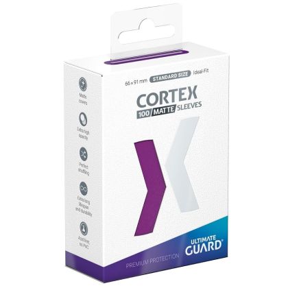 НЕМСКИ ПРОТЕКТОРИ UG - ULTIMATE GUARD CORTEX MATTE SLEEVES 66x91 (63.5x88 LCG) - 100 БР. ЛИЛАВИ