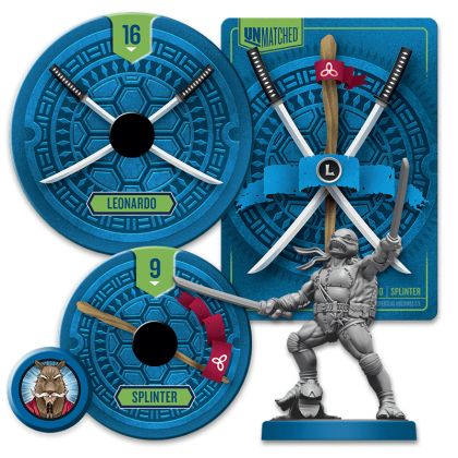 БЪНДЪЛ ALL-IN UNMATCHED ADVENTURES: TEENAGE MUTANT NINJA TURTLES + ULTIMATE MINIATURE PACK + SHREDDER VS  KRANG + DELUXE TOKENS + SLEEVES + COLLECTOR COIN + ALT ART + FOIL CARDS